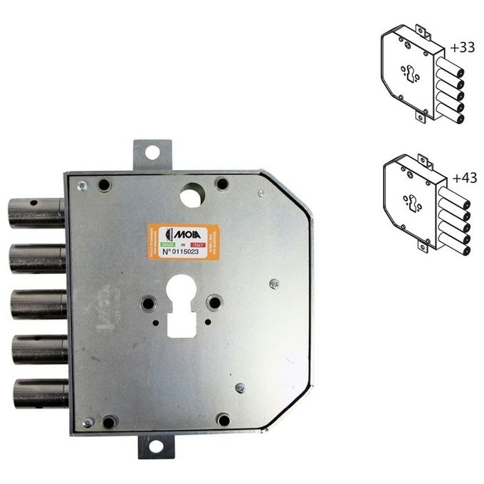 Moia Es653D03 Serratura Blindata A Cilindro Triplice E 63 Dx 5 Catenacci 27 3