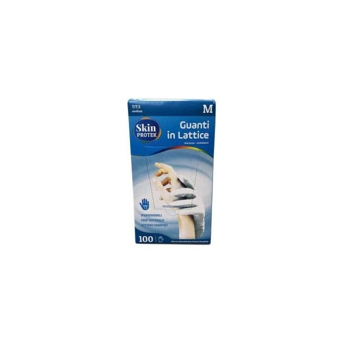 Vigor-Blinky Guanti Lattice Skin Protek Monouso 100 Pezzi Misura 7 M