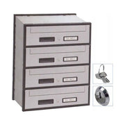 Silmec Casellario Oriz 4P Acc Silver 4B1-501
