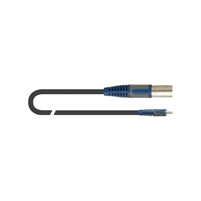 Quiklok Cavo Microfono RKSA133-2 Xlr Maschio- RCA 2mt