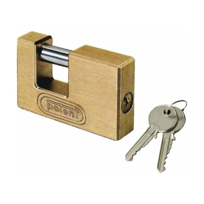 Potent Lucchetto Ottone Mm 76 Serrande