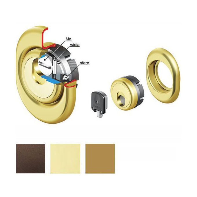 Disec Protettore Monolito Magnetico 31mm Bronzo 3g3mb