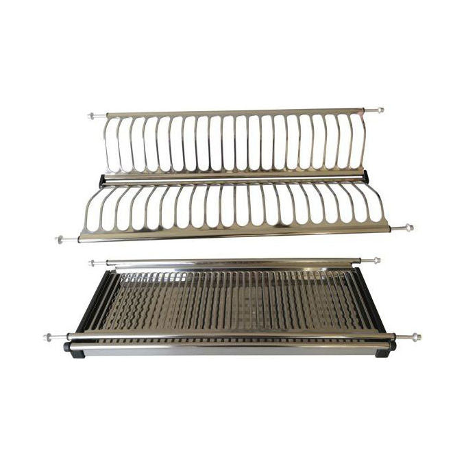 Metal Style Scolapiatti Inox Raccogligocce 56cm