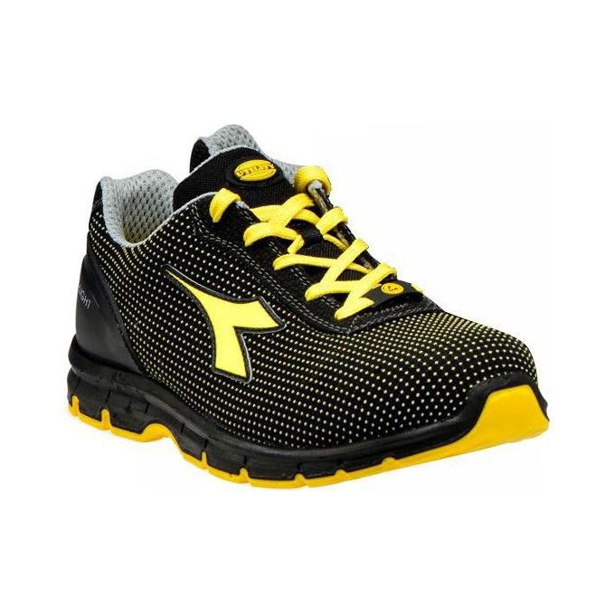 Diadora Scarpe Run Atom Low Src Esd Nero-Giallo Basse Numero 40