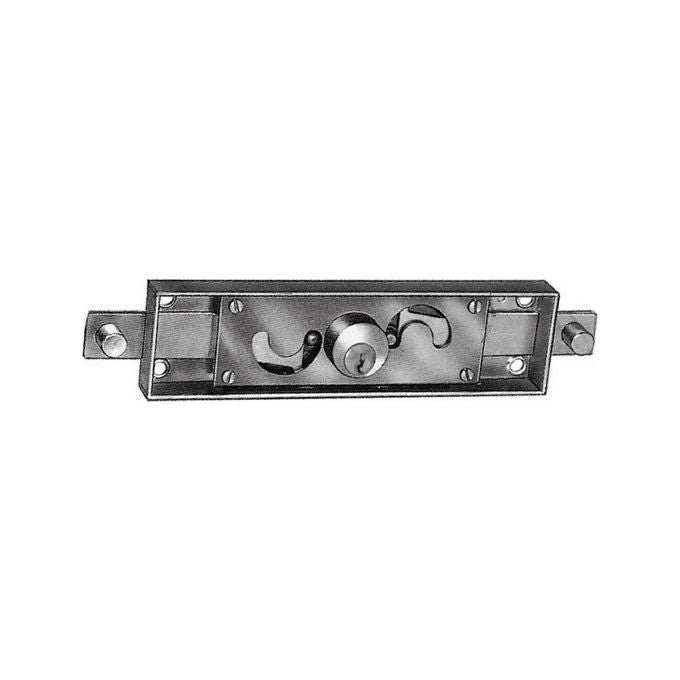 Prefer 6011 Serratura Per Serranda Centrale Foro Tondo - Chiave Piatta Cifratura Kd