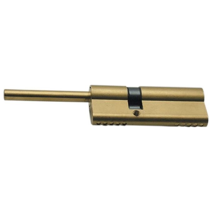 Cortellezzi 117C81S Cilindro Sagomato Codolo Rasabile 50 X 31 = 81 Mm Chiave Piatta Cifratura Kd Ottone Satinato