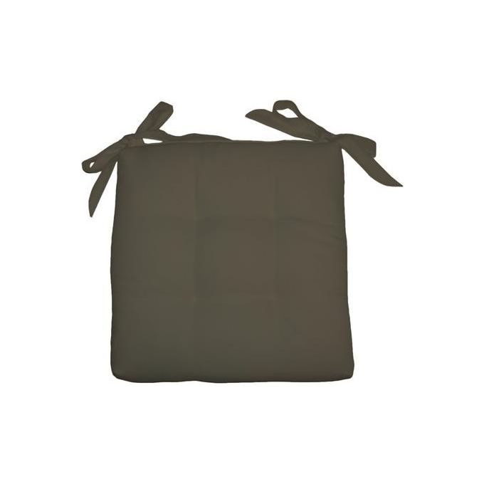 Olibo' Cuscino per sedia con lacci Soft 40x40cm Tortora