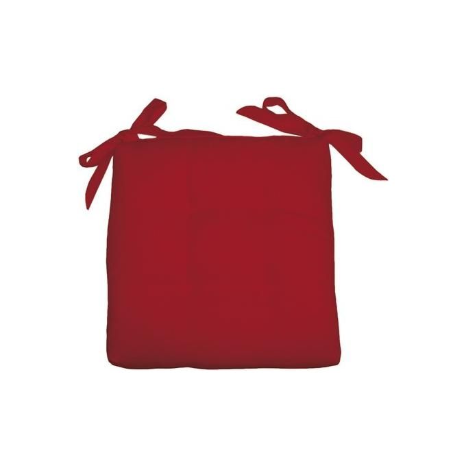 Olibo' Cuscino per sedia con lacci Soft 40x40cm Rosso