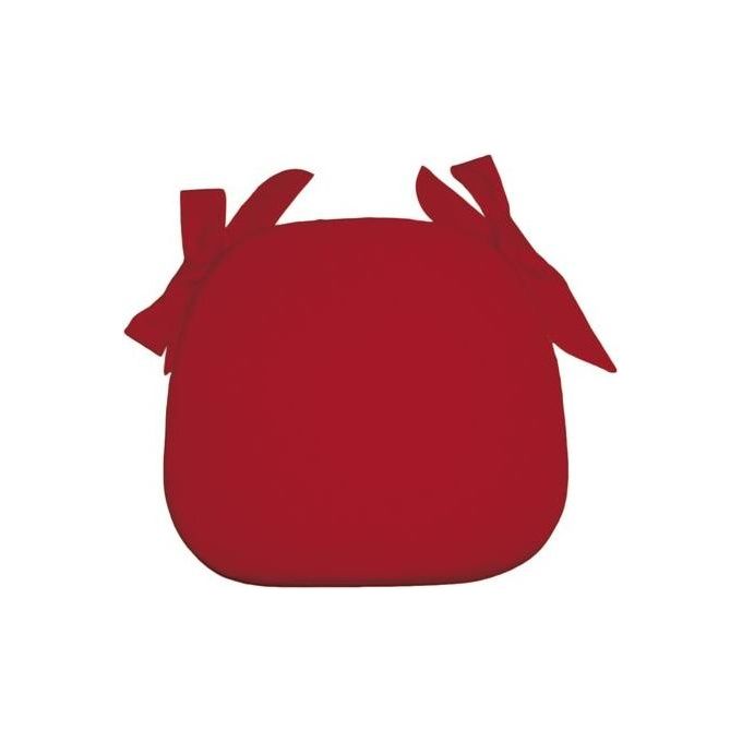 Olibo' Cuscino per sedia con lacci Sagomato Rosso