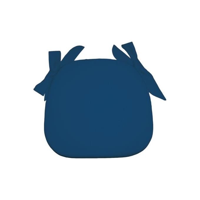 Olibo' Cuscino per sedia con lacci Sagomato blu