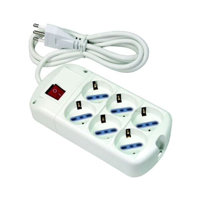 Syntesy 00380 Multipresa 6x2pt Sk Interna