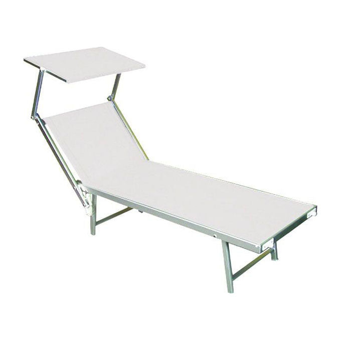 Vette 07162 Lettino Alluminio Sea Bianco