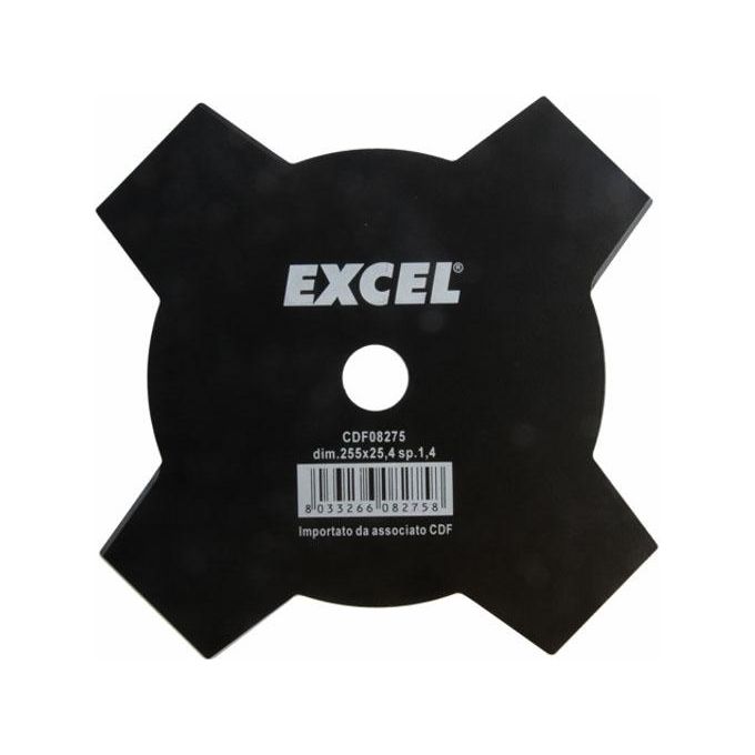 Excel Disco Acciaio 4 Denti Mm 255