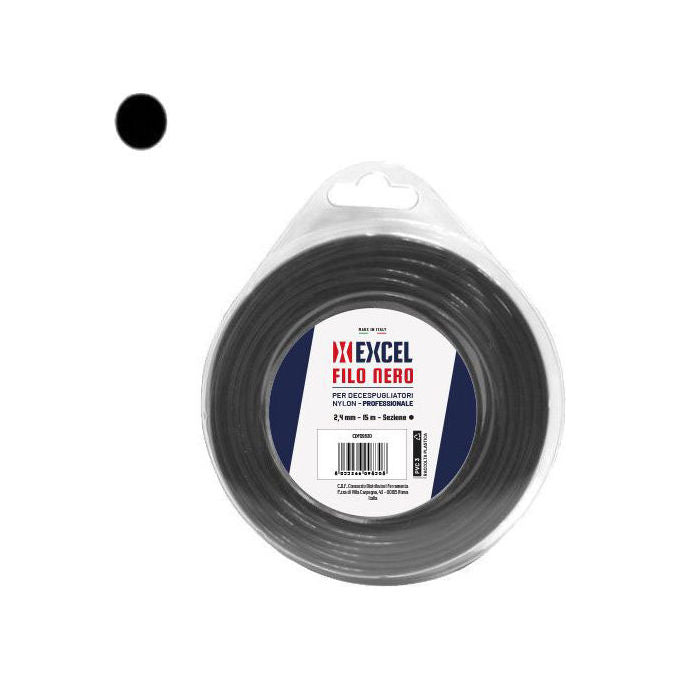 Excel 09834 Filo Nylon Tondo 4mm 9mt