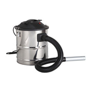 Lapillo 06581 – Aspirapolvere a traino (aspiracenere), capacita' contenitore 18 L, potenza 1000 W, funzioni principali: aspirazione e soffiaggio, tubo in acciaio con beccuccio in alluminio e valvola di sicurezza, serbatoio in acciaio inox, colore inox-ner