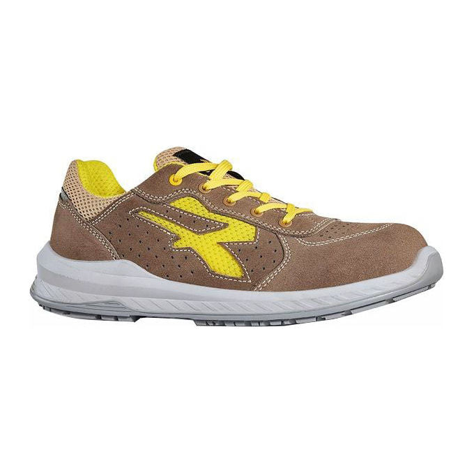 U-Power Scarpe Reflex Marrone Giallo Basse Numero 39 S1P
