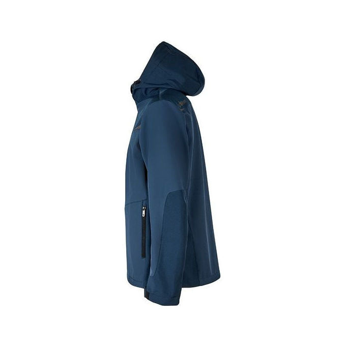 U-power WFU340DB VERVE Giacca Softshell Idrorepellente con Cappuccio Removibile e Regolabile 96% Poliestere 4% Elastane Colore Deep Blue