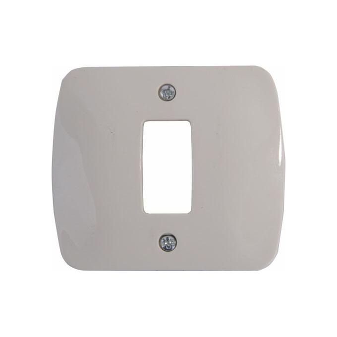 Elettrocanali Coprinterruttore Abs Autoportante Tondo Avorio 1p