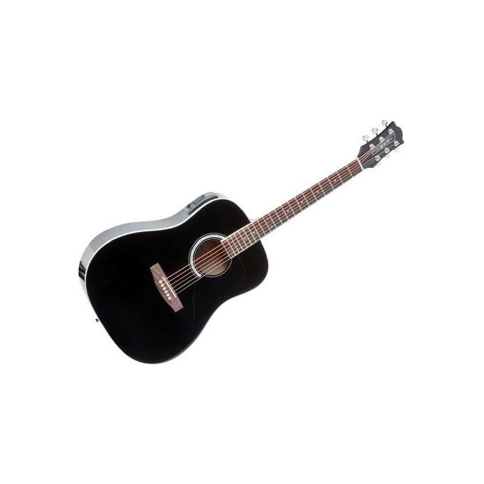 EKO Chitarra Acustica Elettrificata Ranger 6 Eq Black per Musicisti che Amano il Suono Pieno e Ricco di Personalita'