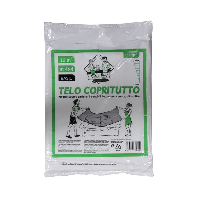 Elepacking Telo Copritutto Polietilene 6x4mt 290gr My 13