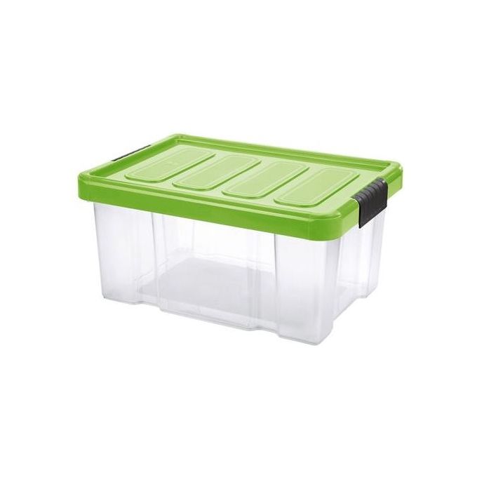 Tontarelli Puzzle Box con Coperchio e Chiusure di Sicurezza 5Lt Verde Gemma