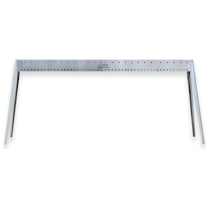 Lisa Cuocispiedini Miami 1500 in Acciaio Inox per Barbecue da Giardino con Design Resistente ed Efficiente 150 cm