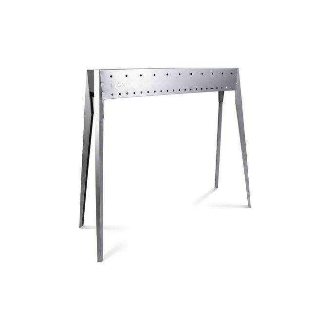 Lisa Cuoci Spiedini Miami 800 F in ferro alluminato con gambe a baionetta e doppia parete 80 cm 30P x 120l x 83H cm