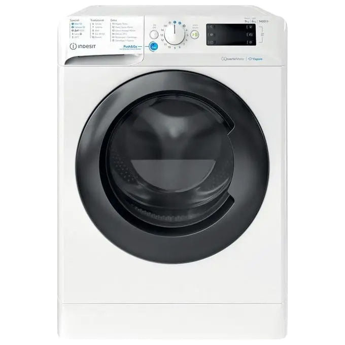 Indesit BDE 96436 WKV IT Lavasciuga 9-6 Kg Classe D Profondita' 54 cm Centrifuga 1351 Giri Inverter Funzione Vapore colore Bianco