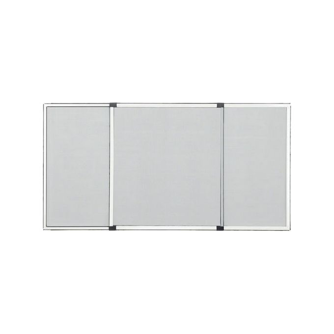 Gruppo Gieffe 210860N Zanzariera Estensibile In Alluminio Color Avorio Bordi Con Spazzola Misura 70X100 Cm