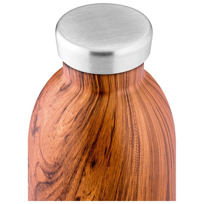 24Bottles 8051513921698 Clima Borraccia 850 ml Acciaio Inox Legno colore Legno