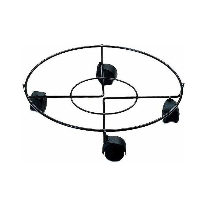 Mille Portavaso Ruote Tondo Nero 50