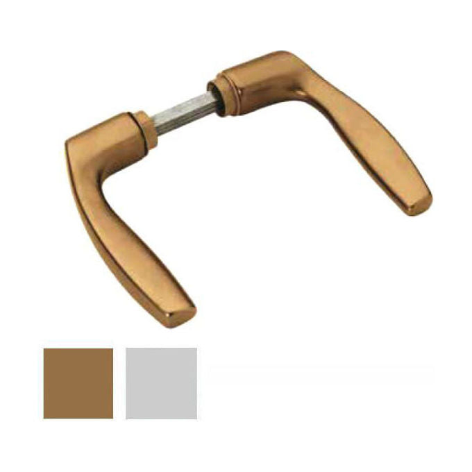 Brialma Maniglia Ginevra Alluminio Bronzato 8cm