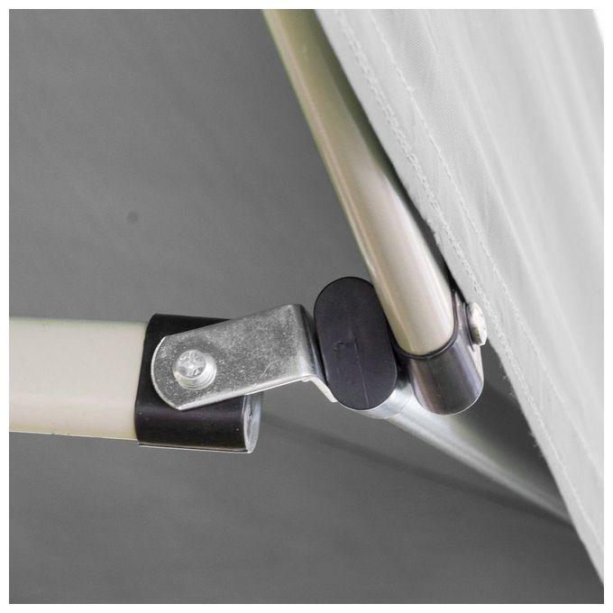 Gazebo richiudibile pieghevole 2 X 2 Bianco ricoperto in PVC impermeabile
