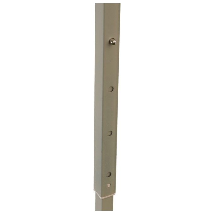 Gazebo richiudibile pieghevole 2 X 2 Bianco ricoperto in PVC impermeabile