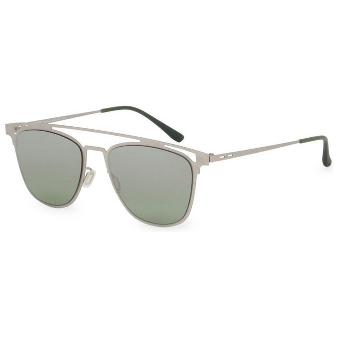 Italia Independent Occhiali da Sole Mod 0250 Thin Metal Argento Smerigliato per Donna Leggeri e Resilienti