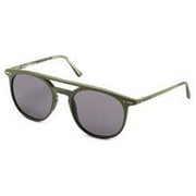 Italia Independent Occhiali da Sole Mod 0704 Thin Round Sun B2 Verde Militare Unisex Design Minimal e Massima Leggerezza