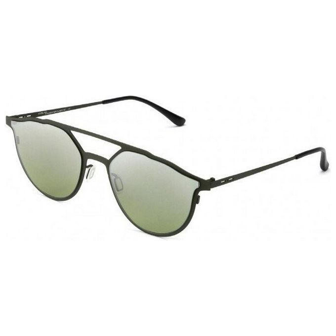 Italia Independent Occhiali da Sole Mod 0256 Thin Metal Base 2 Verde Militare Unisex per Comfort e Stile Unici