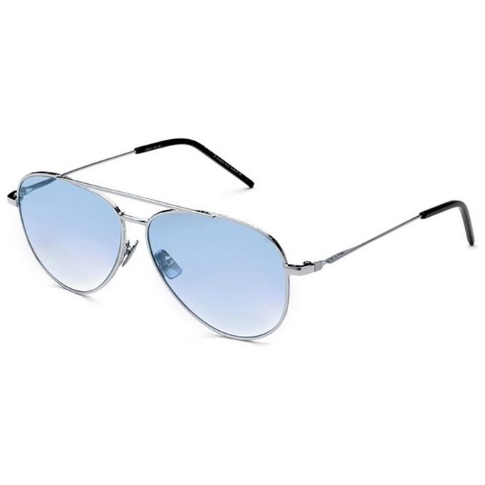 Italia Independent Occhiali da Sole Mod Forrest 0310 Superthin Argento da Uomo Design Innovativo e Stile Elegante