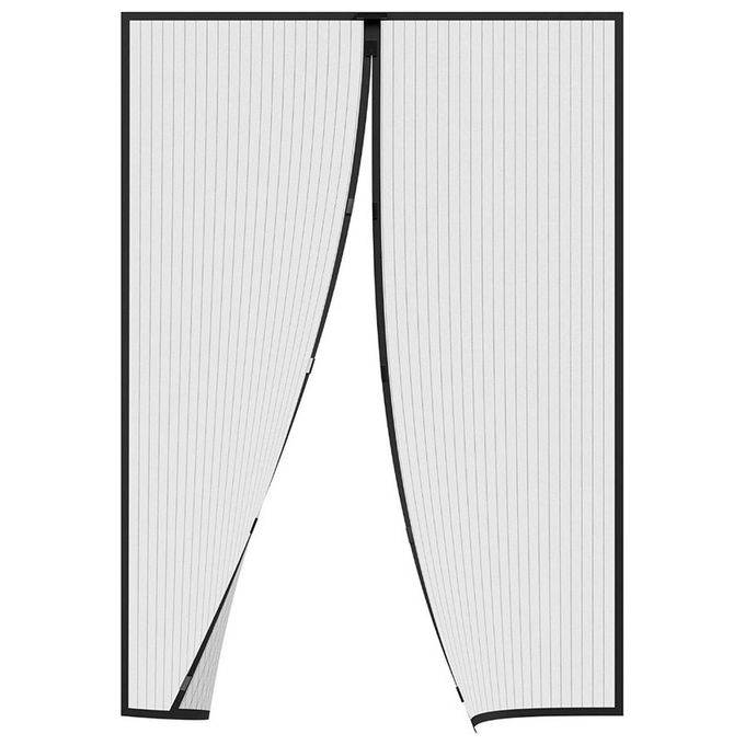Your Self Zanzariera Tenda Magnetica A Calamita 120X250 Nera
