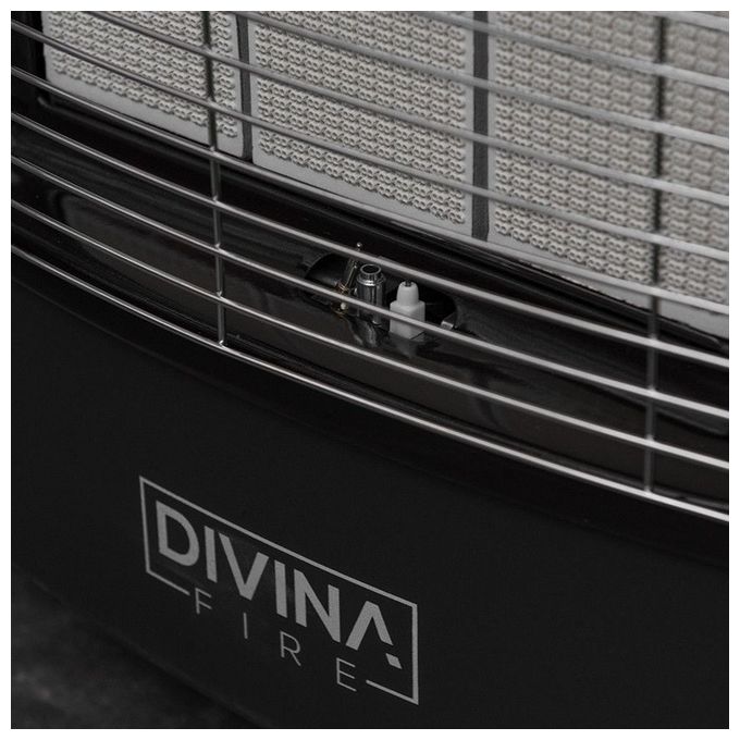 Divina Fire Stufa A Gas Infrarossi E Alogena Ventilata 4,2Kw DF78750