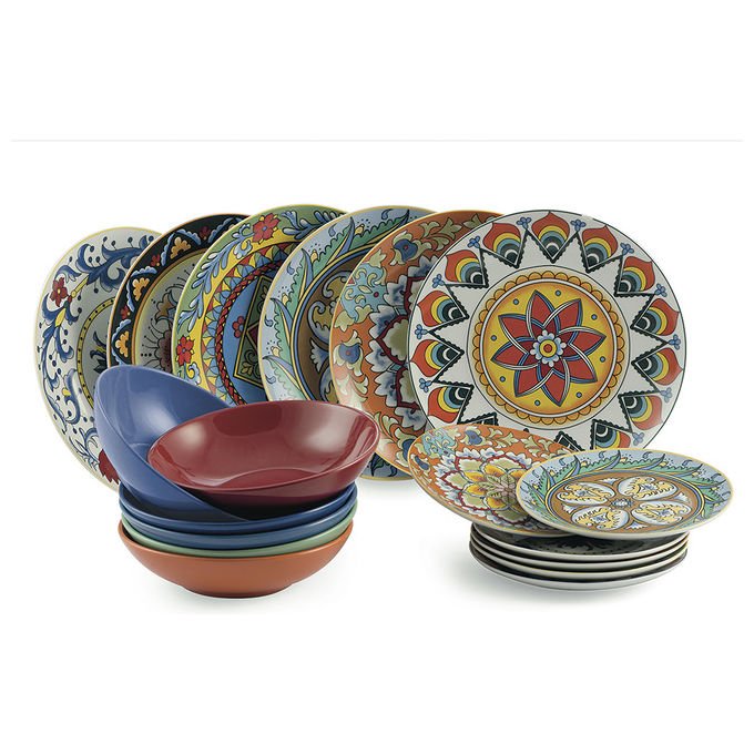VDE Tivoli 1996 Renaissance Servizio Tavola 18 Pezzi - Yeppon