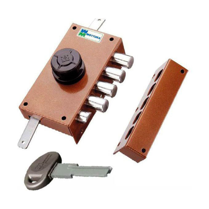 Mottura Serratura Sicurezza Triplice Dx Pompa Scrocco 30437