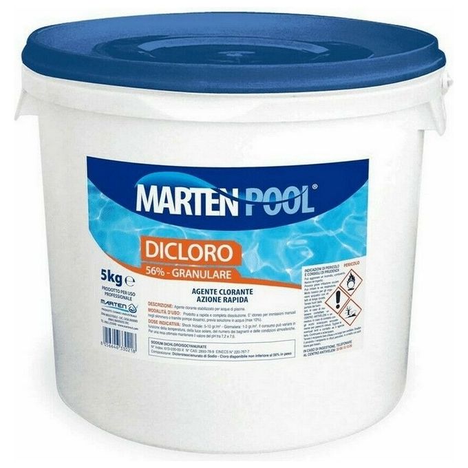 Your Self Cloro Dicloro 56% In Polvere Granulare Per Piscina Da 5 Kg