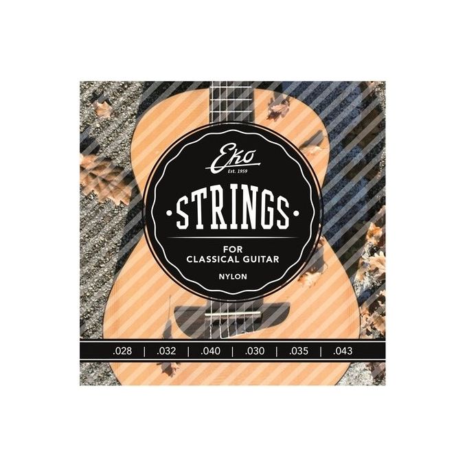 Eko Corda Chitarra Classica Set-6 Corde Classica 28-43