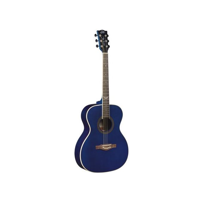 Eko NXT A100 SeeThrough Blue Chitarra Acustica per Musicisti Professionisti e Amatoriali con Design Accattivante e Suono Riconoscibile