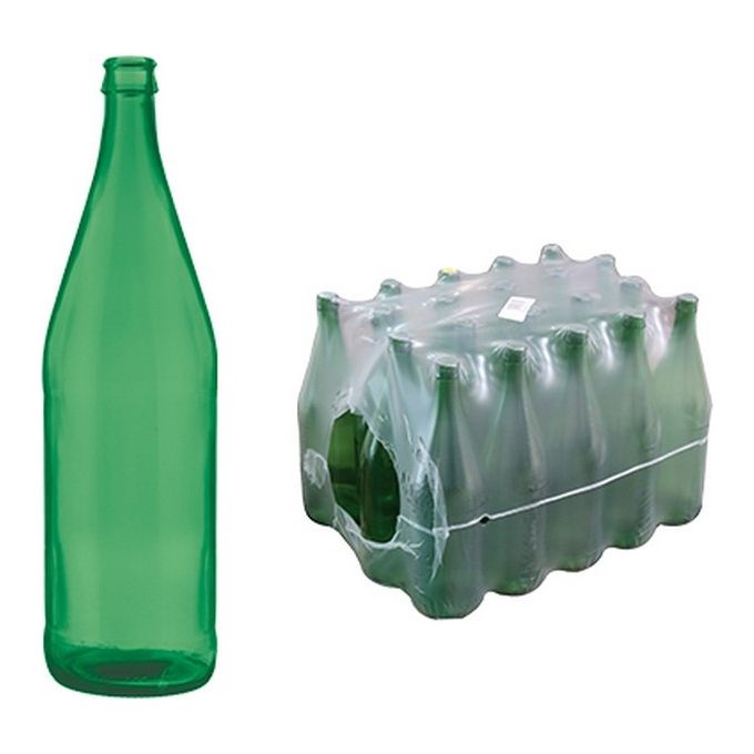 Brixo Bottiglie in Vetro Minerale 1 Litro Confezione 20 Pezzi