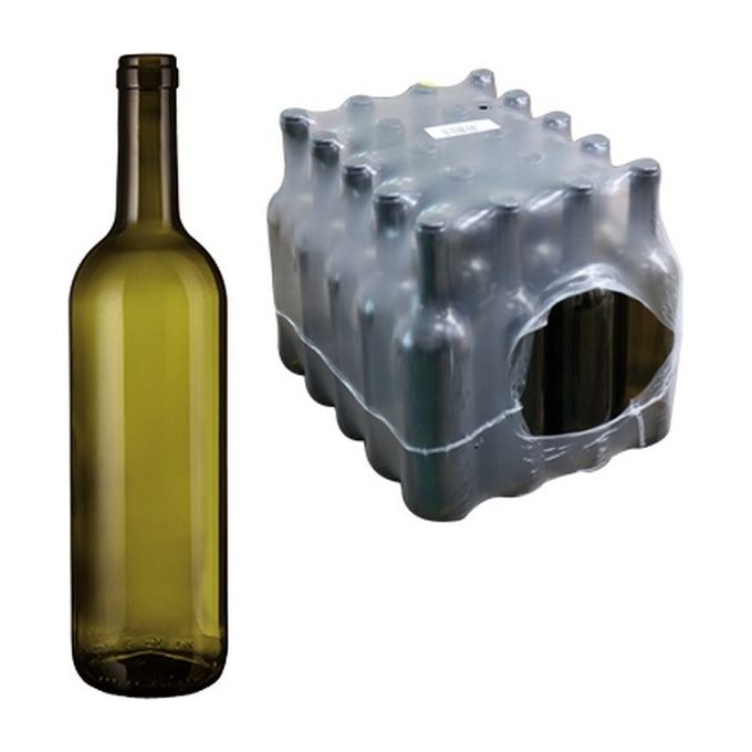 Brixo Bottiglie in Vetro Bordolesi 750ml Confezione 20 Pezzi