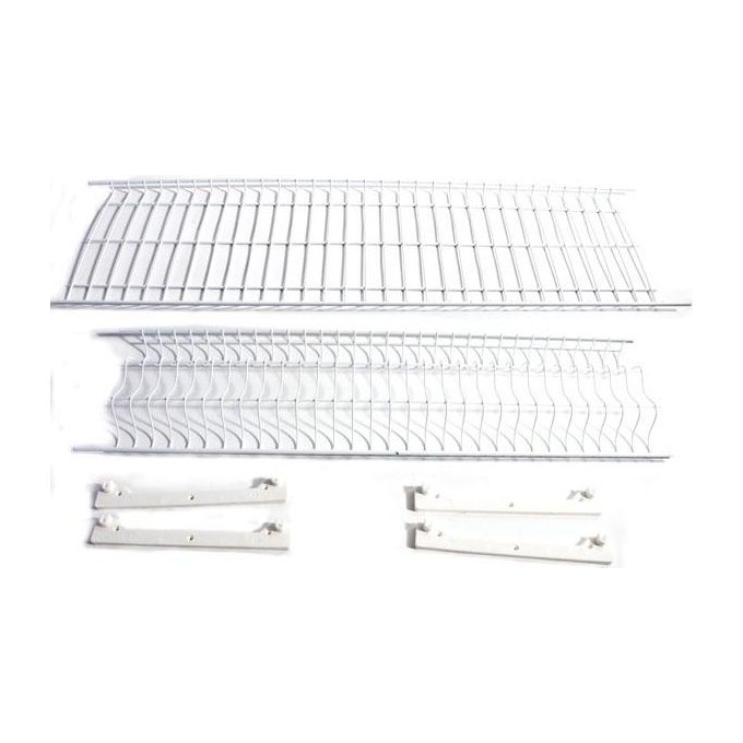 Scolapiatti Acciaio Plasticato Cm 86X23