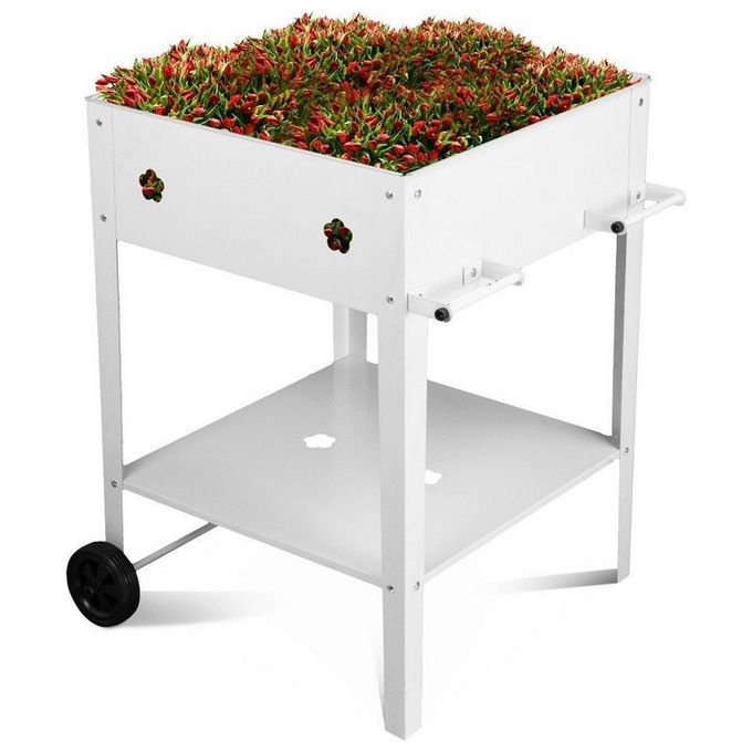 Evergreen Orto Rialzato Bianco 55X55X80Cm EG52286