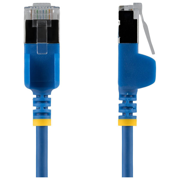 StarTech.com N6APATSTP34BLS15CM Cavo Ethernet CAT6a Ultra Sottile 0,15 m RJ-45 U-FTP 34 AWG 10000 Mbit-s colore Blu